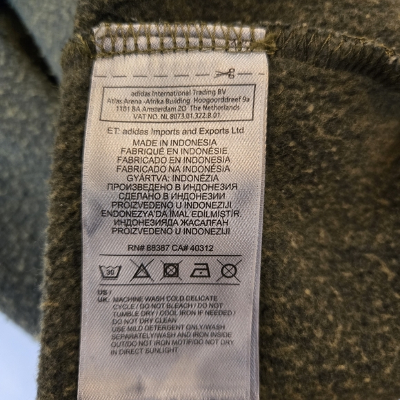 Adidas Ombre Camouflage Crewneck Pullover Sweatshirt Green Mens XXL - Picture 9 of 9